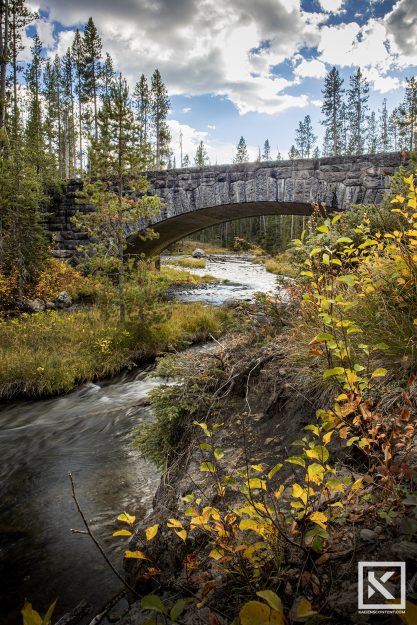 Kaden-Stephens-yellowstone-photography-moose-falls-bridge-autumn-leaves