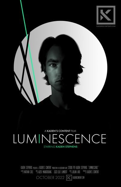 creative movie poster design luminescence